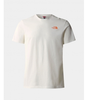 The North Face - T-shirt Bianca Logo Petto e Retro