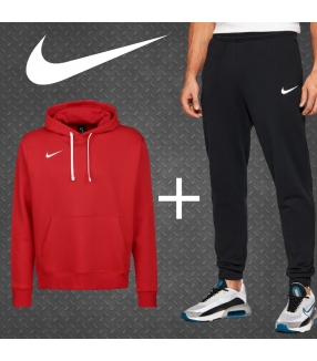 Nike - Felpa sportiva Park 20 + Pant Rosso