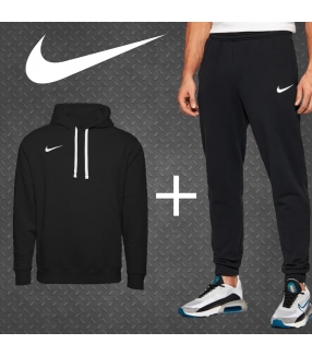 Nike - Felpa Nera Sportiva Park 20 + Pant