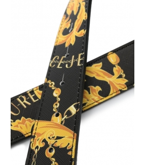 Versace - Cintura Baroque fibbia oro logata