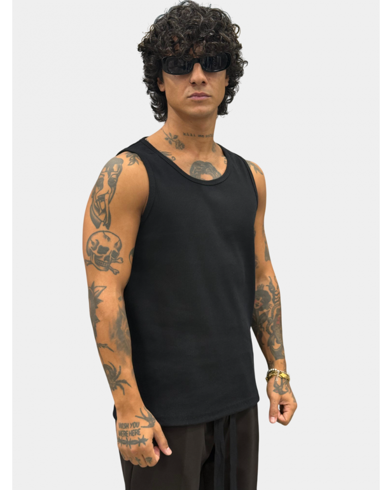 Canotta uomo nera