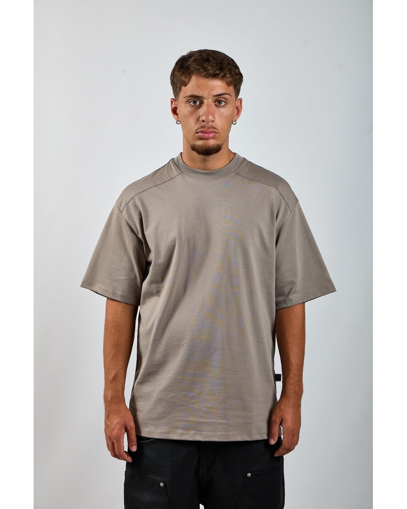 T-Shirt Bianca Tortora Basic T-Shirt Bianca Tortora Basic